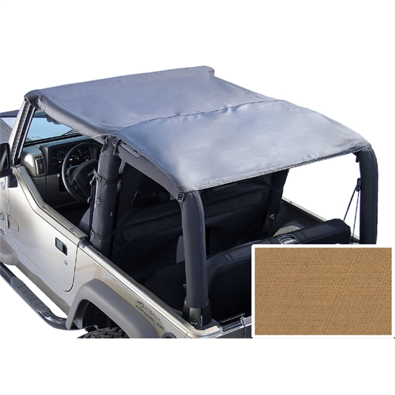 Rugged Ridge Jeep Wrangler Header Roll Bar Top - 13581.37; Spice 3 Rugged Ridge Jeep Wrangler Header Roll Bar Top - 13581.37; Spice
