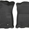16-17 Toyota Tacoma Standard Transmission Front Floor Liners Black Husky Liners -Auto Parts Store 13961 HSL 46313.1677087665