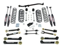 TeraFlex Jeep TJ/LJ 3 In. Suspension System W/ 8 Flexarms & 9550 Shocks - 1456352