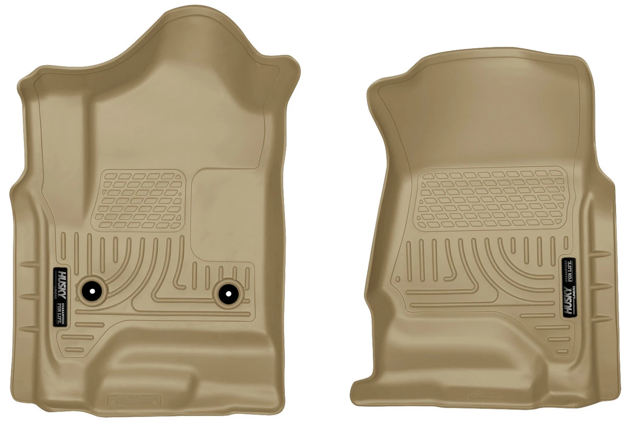 Husky Liners Front Escalade/Silverado/Suburban/Tahoe/Sierra/Yukon WeatherBeater Tan - 18233 3 Husky Liners Front Escalade/Silverado/Suburban/Tahoe/Sierra/Yukon WeatherBeater Tan - 18233