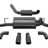 Corsa Performance Jeep JL Axle Back Exhaust 2.5in. Dual Rear Exit W/Rolled 3.5in. Tips 18 Wrangler JL Touring Black - 21016BLK -Auto Parts Store 21016BLK 0 BKJG 76565.1678247575
