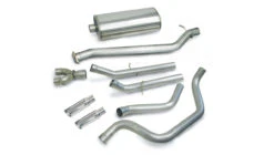 Corsa Performance 3.0in. Cat-Back Sport Dual Rear Exit Exhaust 4.0in. Slash Cut Polished Tips 99-06 Silverado/Sierra 1500 4.8L/5.3L V8 - 24273