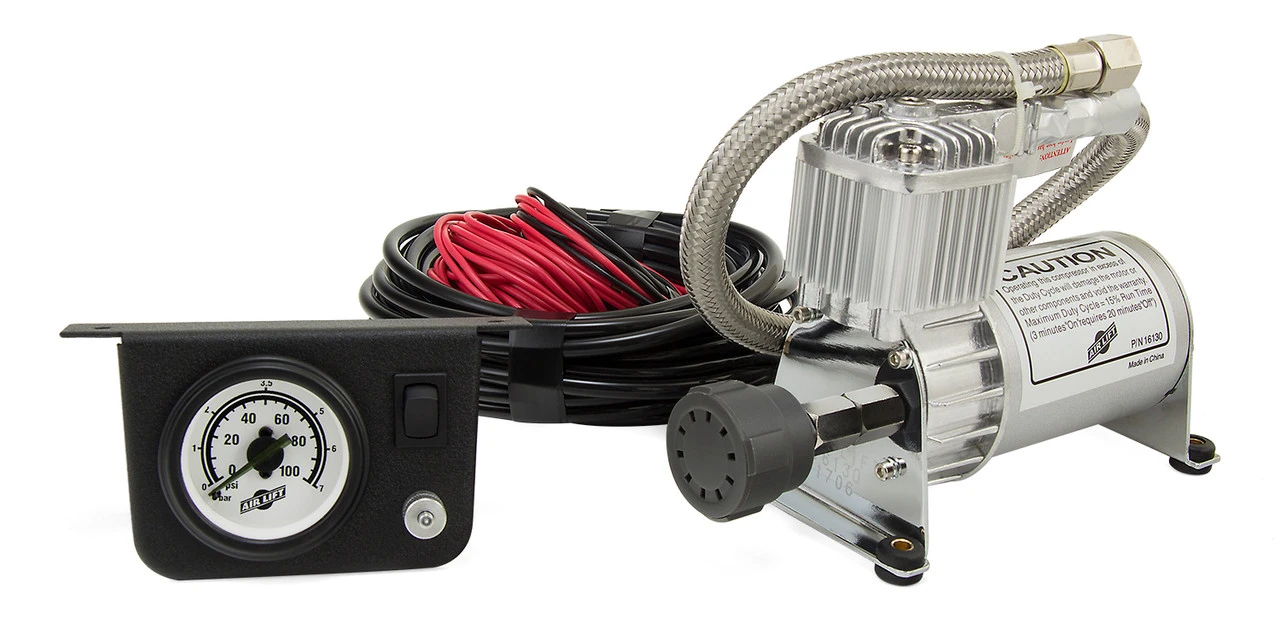 Air Lift Loadcontroller I Cab Control Single Gauge - 25655 3 Air Lift Loadcontroller I Cab Control Single Gauge - 25655