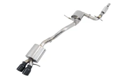 AWE Touring Edition Exhaust For MK5 Jetta, MK6 Sportwagen 2.5L - Diamond Black Tips - 3015-23048