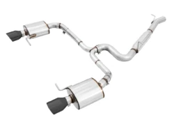 AWE Touring Edition Exhaust For VW Golf Alltrack / Sportwagen 4Motion - Diamond Black Tips - 3015-33098