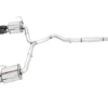 AWE Touring Edition Exhaust For VA STI / GV WRX / GV STI Sedan - Diamond Black Quad Tips (102mm) - 3015-43108