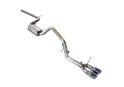 AWE Track Edition Exhaust For VW MK7 Golf SportWagen - Chrome Silver Tips (90mm) - 3020-22016