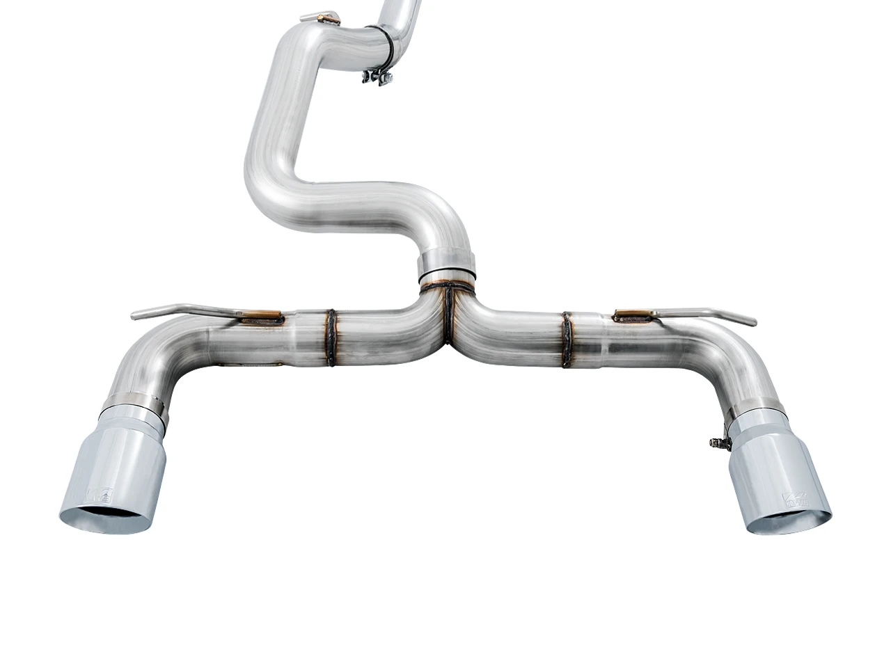 AWE Track Edition Cat-back Exhaust For Ford Focus RS - Chrome Silver Tips - 3020-32030 4 AWE Track Edition Cat-back Exhaust For Ford Focus RS - Chrome Silver Tips - 3020-32030 - Image 2