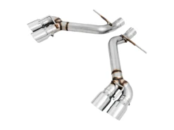 AWE Track Edition Axle-back Exhaust For Gen6 Camaro SS / ZL1 / LT1 - Chrome Silver Tips (Quad Outlet) - 3020-42067