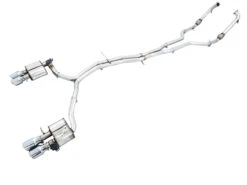 AWE SwitchPath Exhaust For Audi B9 S5 Sportback - Non-Resonated - Chrome Silver 102mm Tips - 3025-42042