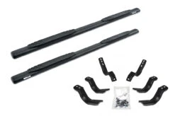 Go Rhino - 4" OE Xtreme SideSteps W/Mounts - Text. Black - Ram 1500 Crew Cab - 684449987T