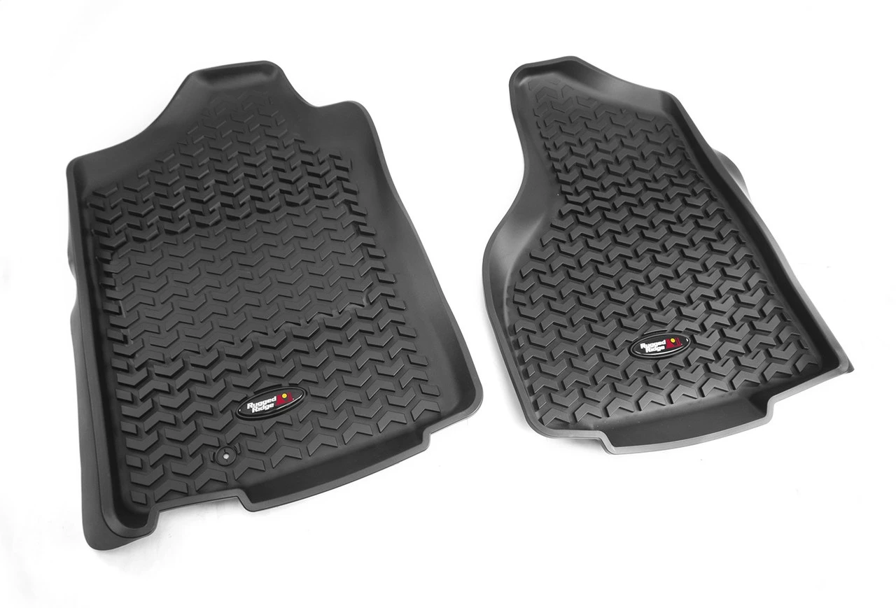 Rugged Ridge Dodge Ram 3500 All Terrain Floor Liner - 82903.01; Black 3 Rugged Ridge Dodge Ram 3500 All Terrain Floor Liner - 82903.01; Black