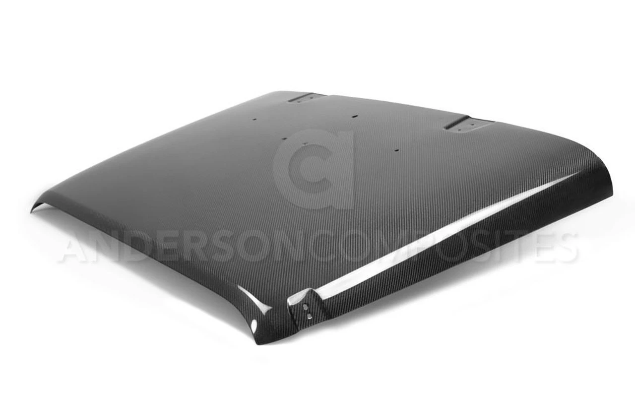Anderson Composites Jeep JK Carbon Fiber Type-OE Hood 4 Anderson Composites Jeep JK Carbon Fiber Type-OE Hood - Image 2