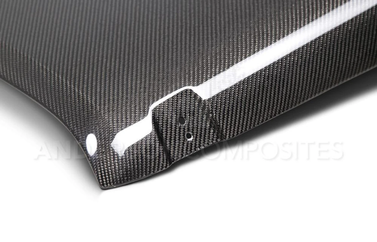 Anderson Composites Jeep JK Carbon Fiber Type-OE Hood 7 Anderson Composites Jeep JK Carbon Fiber Type-OE Hood - Image 5