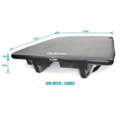 FLATED Inflatable Sleeping Pad Platform Large 75 In. X 62 In. Gray/Black -Auto Parts Store AIRDCK LRG1 21 10 JNZX 48212.1677067674