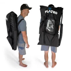 FLATED Inflatable Sleeping Pad Platform Large 75 In. X 62 In. Gray/Black -Auto Parts Store AIRDCK LRG1 21 8 JNZX 62683.1677067673