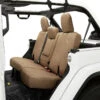 Bestop Jeep Wrangler JL, 4-Door, Rear W/ Fold Down Arm Rest, Seat Covers - 29291-04 -Auto Parts Store BDKW 2929104 IMG 001 P04 ANG A 44693.1677006160