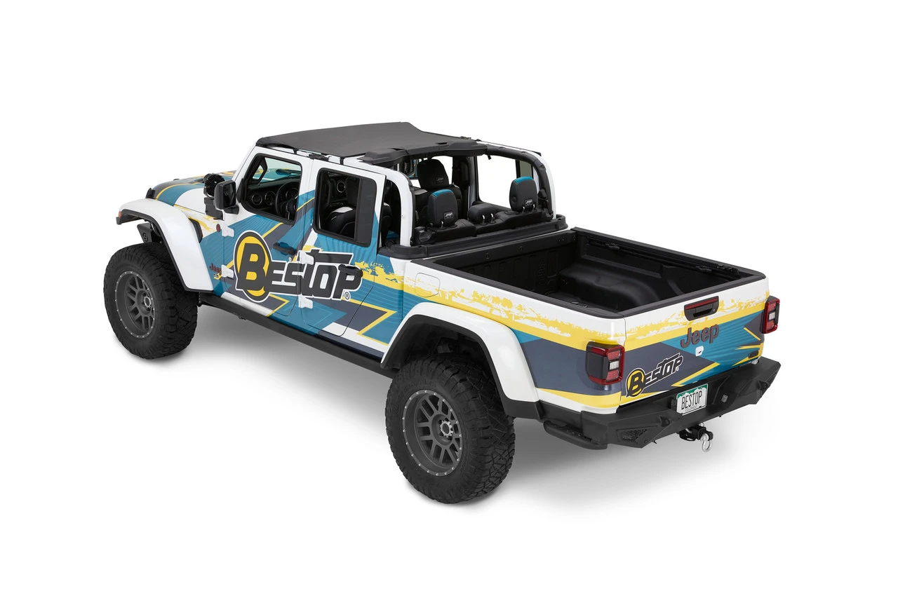 Bestop Jeep Gladiator, Wrangler JL: Targa Bikini - 52606-35 3 Bestop Jeep Gladiator, Wrangler JL: Targa Bikini - 52606-35
