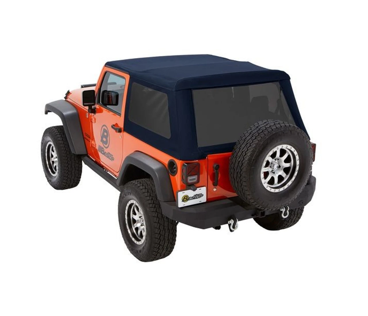 Bestop Jeep Wrangler JK, 2-Door Trektop Glide - 54922-69 3 Bestop Jeep Wrangler JK, 2-Door Trektop Glide - 54922-69