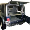 Tuffy Security Deluxe Cargo Enclosure - 87-95 Wrangler YJ/97-06 Wrangler TJ, Rear Seats Must Be Removed Black - 240-01 -Auto Parts Store BHRQ 240 01 IMG 001 P04 ANG A 40018.1678571291