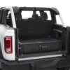 Tuffy Security Cargo Security Drawer - 21-23 Ford Bronco, 4-Door Black - 757-CUST -Auto Parts Store BHRQ 757 CUST IMG 001 P04 ANG A 76693.1678569529