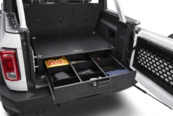 Tuffy Security Cargo Security Drawer - 21-23 Ford Bronco, 4-Door Black - 757-CUST -Auto Parts Store BHRQ 757 CUST IMG 003 P06 ANG A 78095.1678569531
