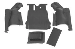 BedRug Jeep Bedtred 07-10 Jeep Jk 2Dr Rear 5Pc Cargo Kit (Inc Tlgte & Tub Liner) - BTJK07R2
