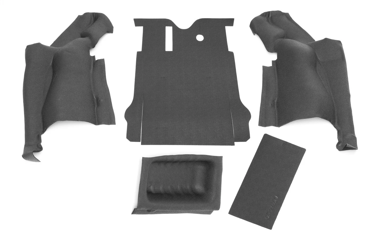 BedRug Jeep Bedtred 07-10 Jeep Jk 2Dr Rear 5Pc Cargo Kit (Inc Tlgte & Tub Liner) - BTJK07R2 3 BedRug Jeep Bedtred 07-10 Jeep Jk 2Dr Rear 5Pc Cargo Kit (Inc Tlgte & Tub Liner) - BTJK07R2