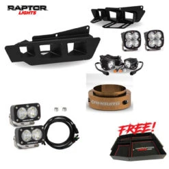 OffroadAlliance.com Baja Designs Bumper Fog Light Kit & Perch Collars Package