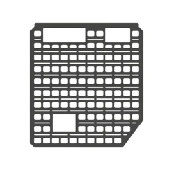 BuiltRight Bedside Rack System, Rear Panel: 09-14 F-150/Raptor