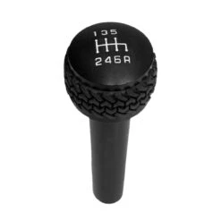 DV8 Offroad 6-Speed Shift Knob, Black: 05-10 Jeep TJ/JK - D-JP-180012-BK