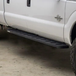 Go Rhino - RB10 Running Boards W/Mounts - Bedliner Coating - F-250/F-350 Super Duty Crew Cab - 63418087T -Auto Parts Store GR RB10 Lifestyle3 98397.1677014912