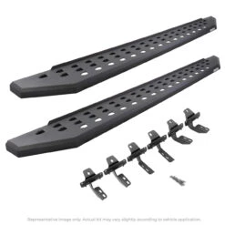 Go Rhino - RB20 Running Boards W/Mounts - Text. Black - Ram 1500 Crew Cab - 69430687PC