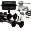 Kleinn Pro Blaster™ Quad Air Horn Kit - HK4-1 -Auto Parts Store HK4 1 91589.1677044819