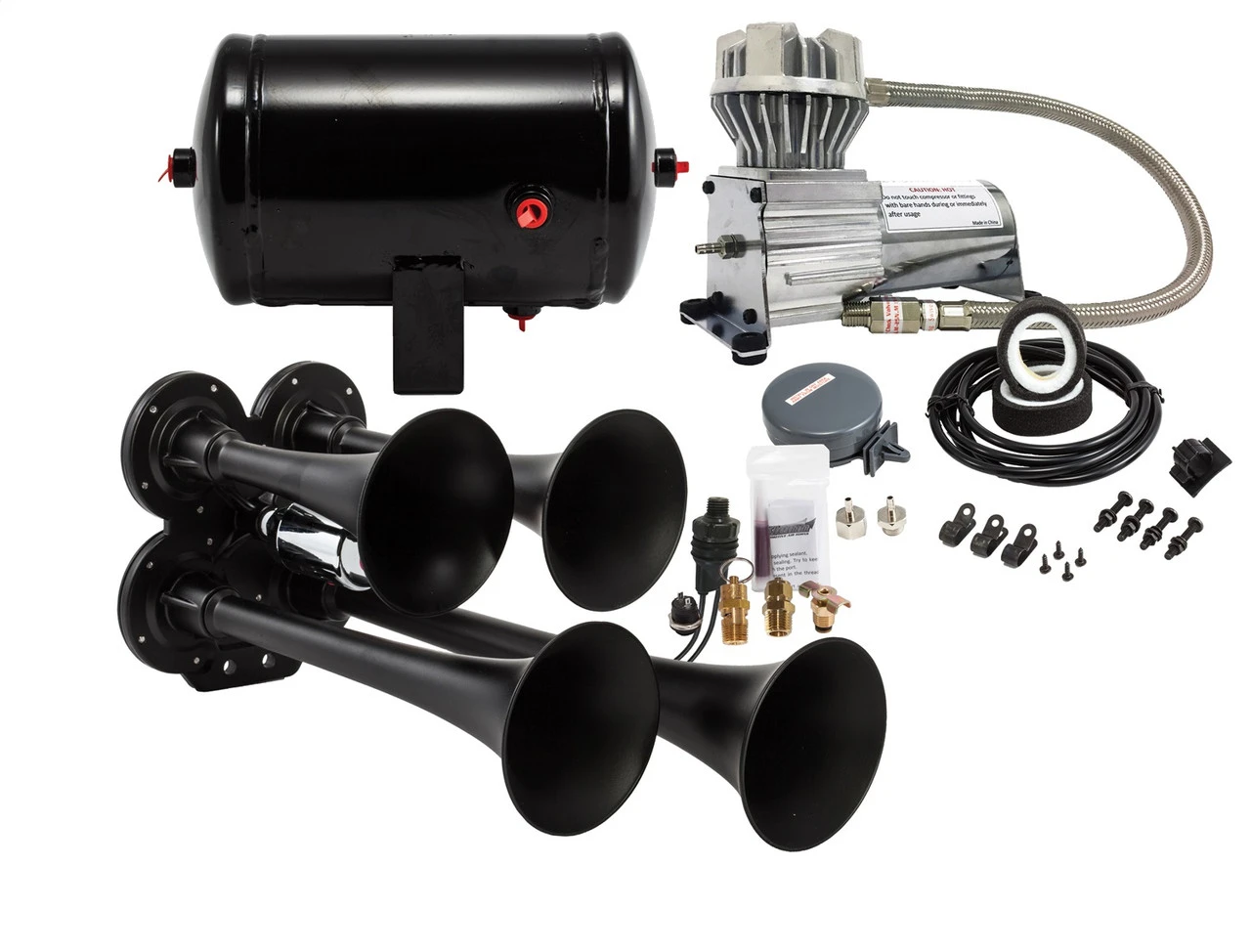 Kleinn Pro Blaster™ Quad Air Horn Kit - HK4-1 3 Kleinn Pro Blaster™ Quad Air Horn Kit - HK4-1