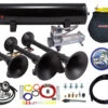 Kleinn Pro Blaster™ Triple Train Horn Kit - HK9-SLIMLINE 1 Kleinn Pro Blaster™ Triple Train Horn Kit - HK9-SLIMLINE -Auto Parts Store HK9 Slimline 68609.1677073294