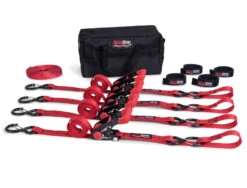SpeedStrap Ultimate ATV/Motorcycle 1 In. Tie Down Kit (Red) - 71663