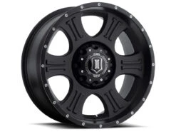 ICON Alloys Shield Black - 20x9 | 8x170 | 0 ET | 5" BS - 1020908150SB