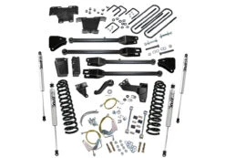 SuperLift 6in. Lift Kit W/FOX Shocks-08-10 F250/350 4WD Diesel W/4-Link Arms - K234F
