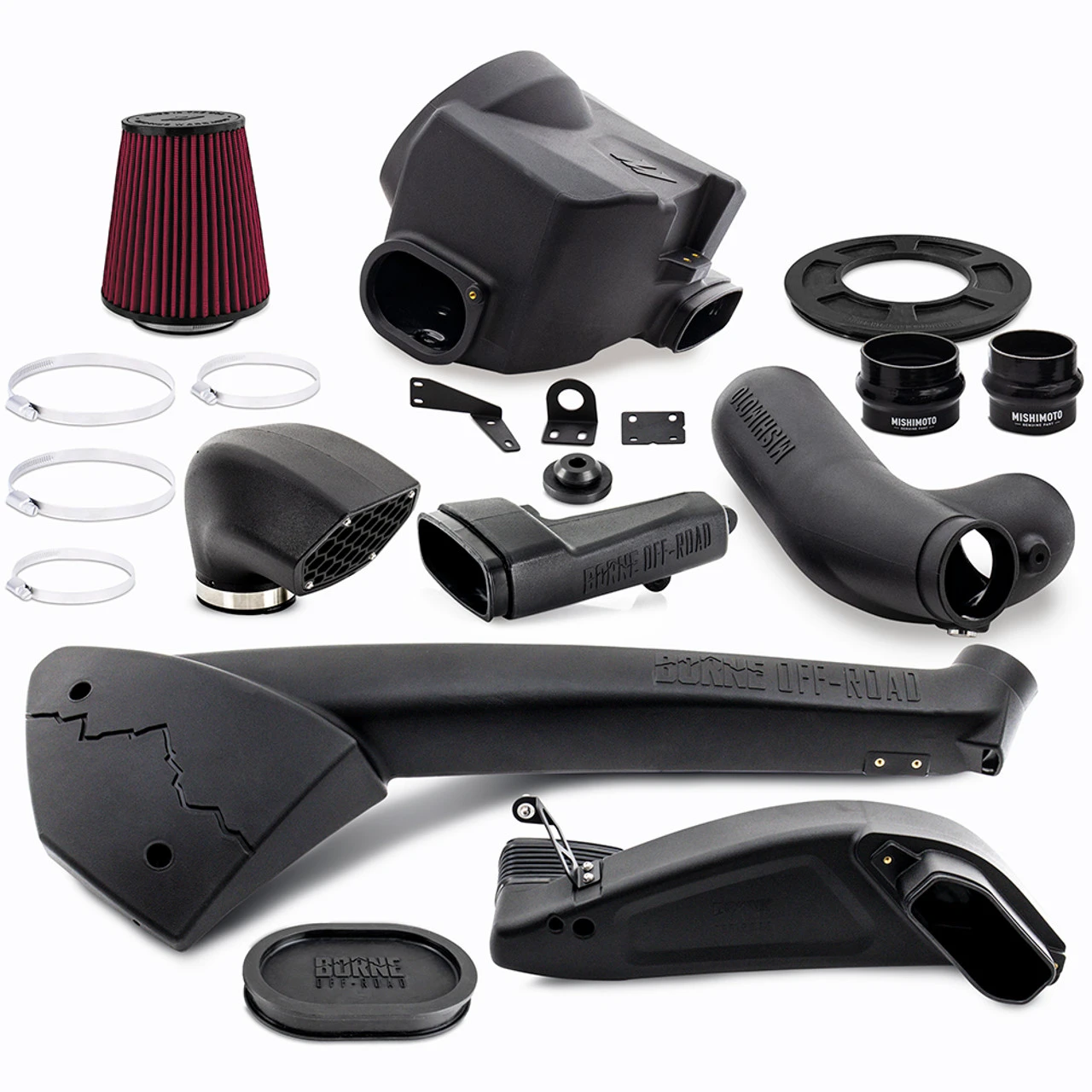 Mishimoto Snorkel And Intake Package, 17-20 Ford Raptor 3.5L, Oiled Filter - MMB-F35T-17 3 Mishimoto Snorkel And Intake Package, 17-20 Ford Raptor 3.5L, Oiled Filter - MMB-F35T-17