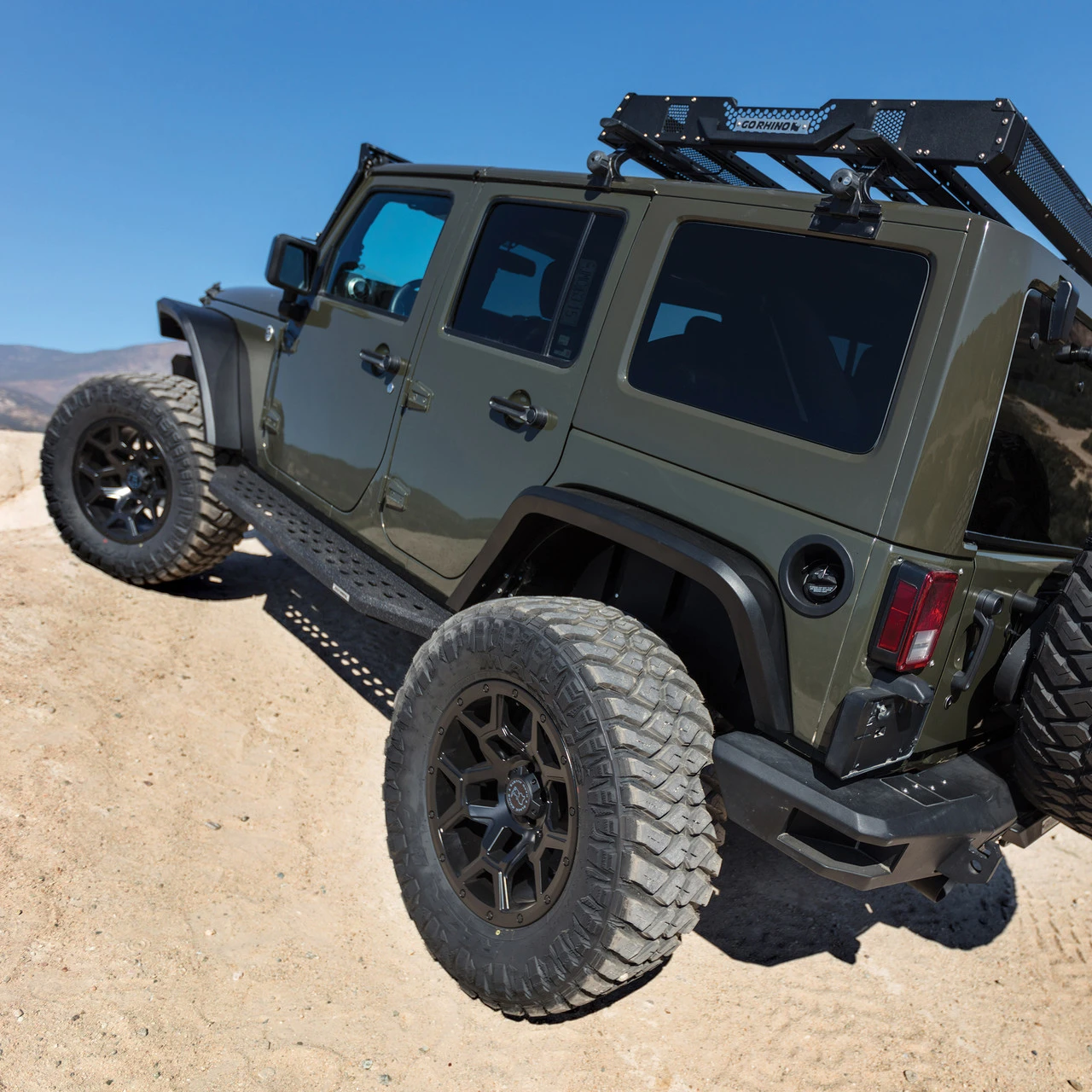 Go Rhino - RB20 Running Boards W/Mounts - Bedliner Coating - 69450673T 5 Go Rhino - RB20 Running Boards W/Mounts - Bedliner Coating - 69450673T - Image 3