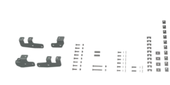 B & W Hitches Custom Installation Kit For Universal Mounting Rails For Some RAM Trucks - RVK2602