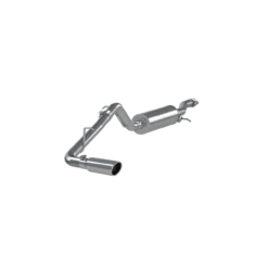 MBRP Cat Back Exhaust System Single Side 3.5 Inch Tip Aluminized Steel For 04-12 Colorado/Canyon 2.8/2.9/3.5/3.7L Extended Cab/Crew Cab Short Bed - S5046AL