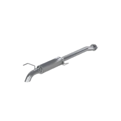 MBRP 3 1/2 Inch Cat Back Exhaust System Single Turn Down For 11-14 Ford F-150 Raptor 6.2L Crew Cab/Short Bed Extended Cab Short Bed Aluminized Steel - S5242AL