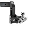 B & W Hitches 2.5 Model 10 Blk T&S Tri Ball For Multi-Pro Tailgate - TS20067BMP -Auto Parts Store TS20067BMP 48587.1676993551