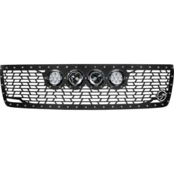 Vision X Lighting 11-14 Chevy Silverado 2500/3500 Cannon CG2 Style Grille With 4 CG2 4.5" (2 Optic CG2-CP) - 5162114