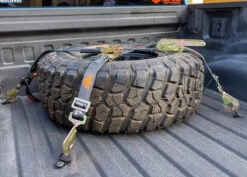 Raptor Junkies Single Strap Tire Tie Down (Blue) -Auto Parts Store alpine tie down 0025 71712.1687610798