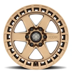 ICON Alloys Raider Brass - 17x8.5 | 6x5.5 | 0 ET | 4.75" BS - 3417858347BS -Auto Parts Store icon alloys raider wheel 6lug bronze 17x8 5 face 1000 17342.1677076460