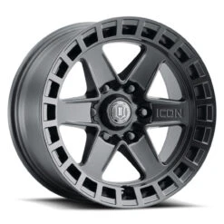 ICON Alloys Raider Black - 17x8.5 | 6x135 | 6 ET | 5" BS - 3417856350SB