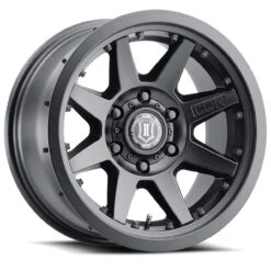 ICON Alloys Rebound Pro Black W/ Innerlock - 17x8.5 | 6x135 | 6 ET | 5" BS - 21817856350SB